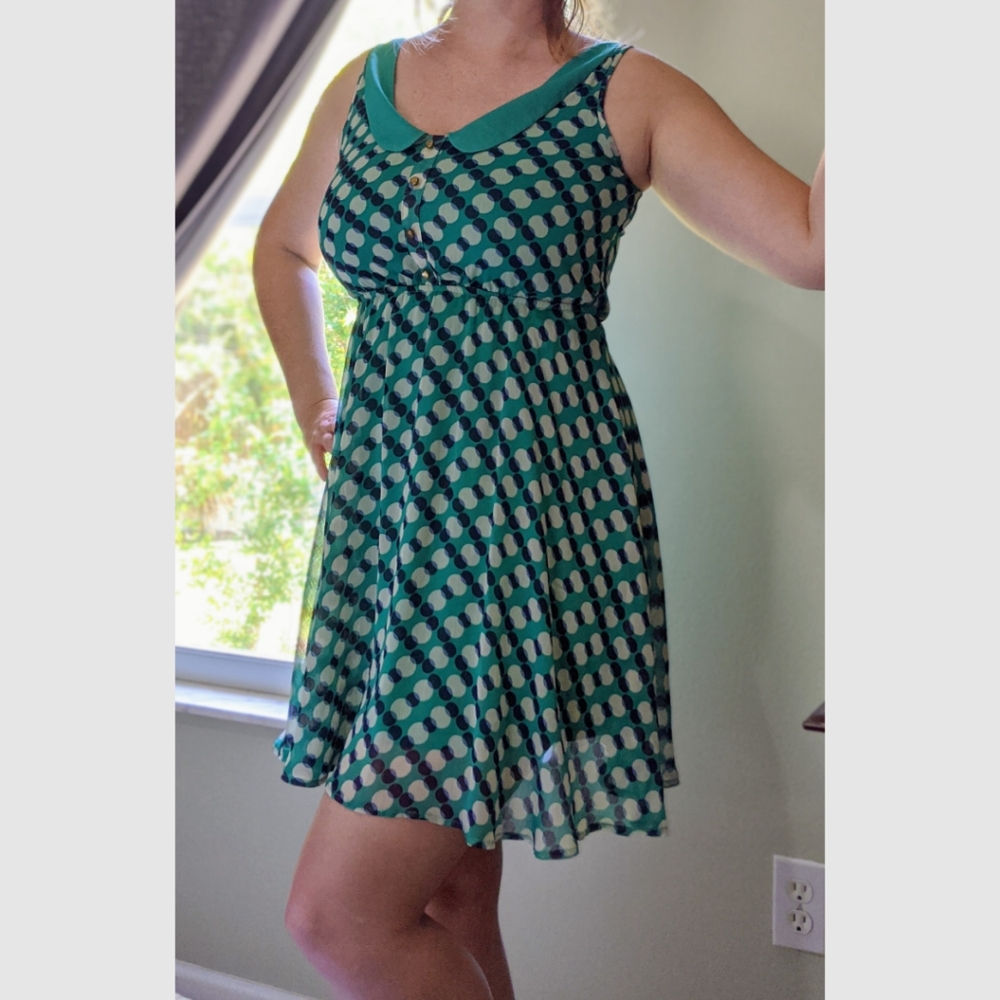 Casual Vintage Style Day Dress